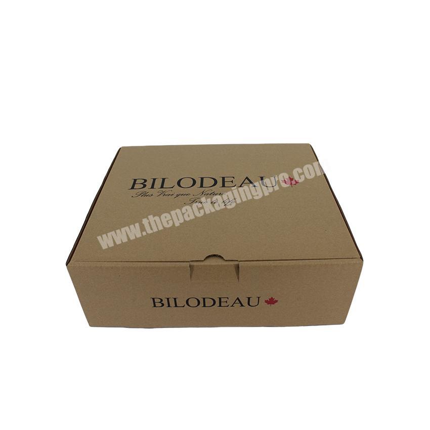 Eco Friendly Custom Color Printing Corrugated Carton Brown Kraft Paper Packaging Mailing Shipping Box