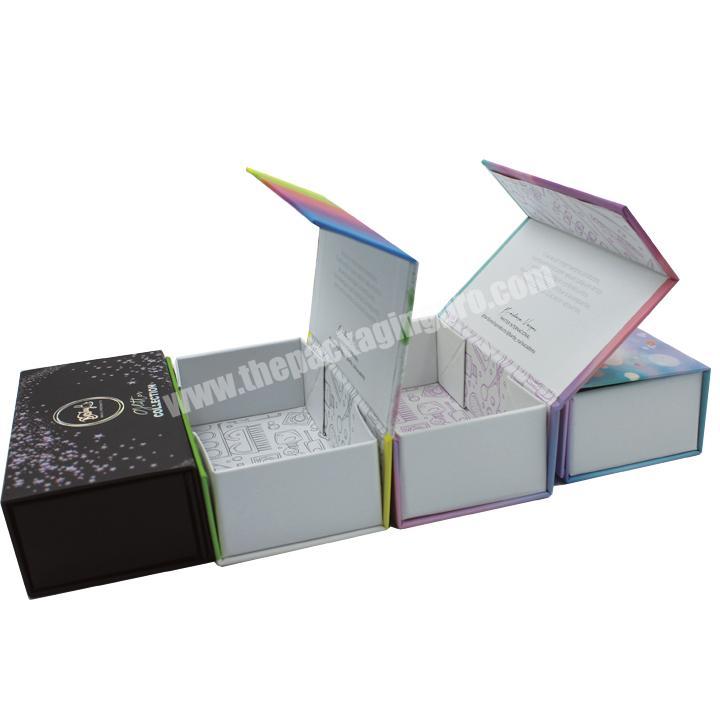 Customized Paper Cardboard Magnetic Foldable Folding Gift Box Packaging Garment Apparel Cosmetics Packaging Boxes