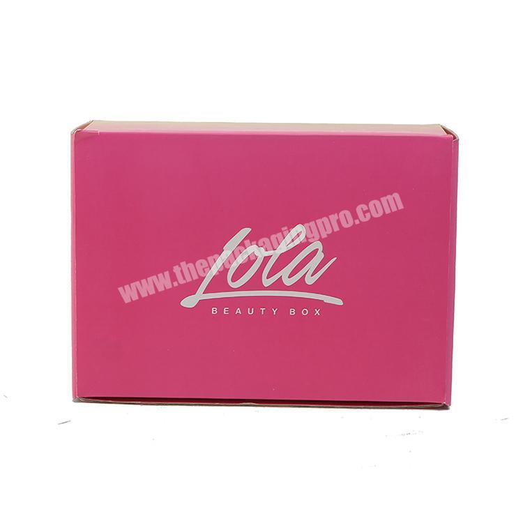 Eco-friendly Custom Logo Printing Pink Candles Shipping Cardboard Kraft Paper Packaging Box