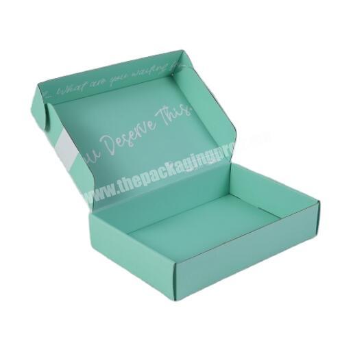 China Factory New Custom Luxury Clothing  Packing Box Mailer  Boxes