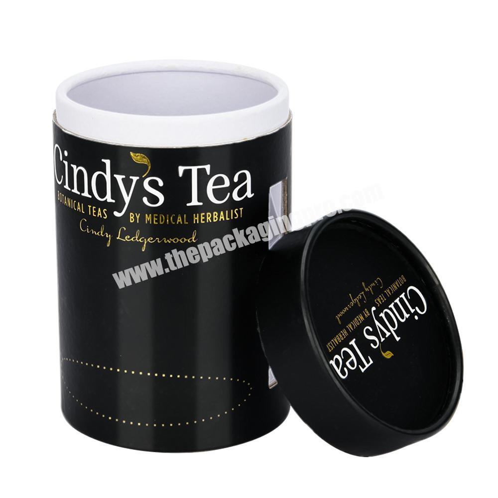 Elegant Cylinder Round Shaped Box Amazon Branded  Tea Gift Packaging boxes with logo printed