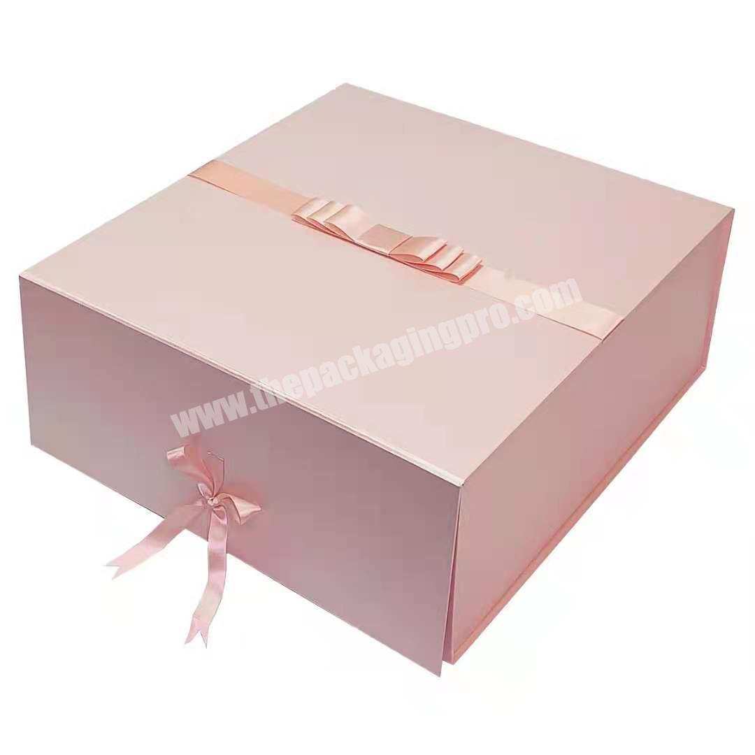 Extra large folding carton wedding packing  dress box birthday gifts surprise box flower  gift box custom