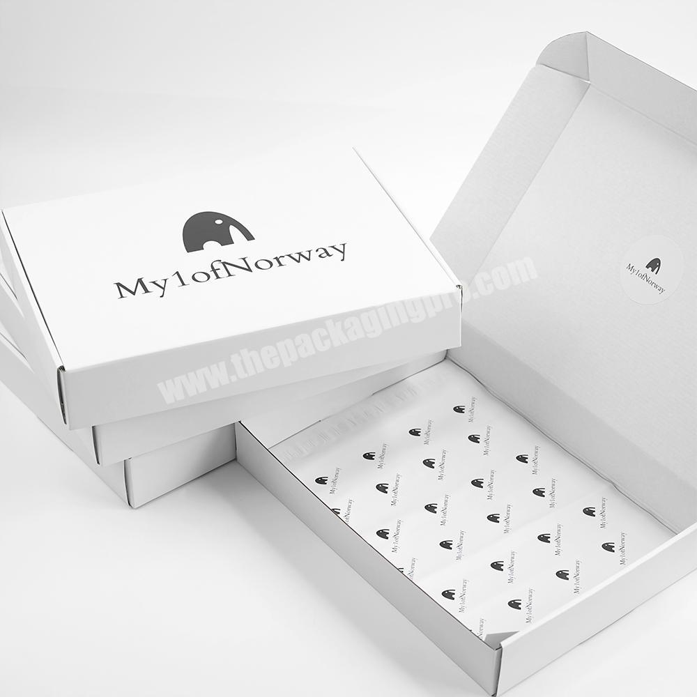 Factory Cheap Price white Custom  Logo Design Matte Black Packing Box Paper Box Gift Box Packaging