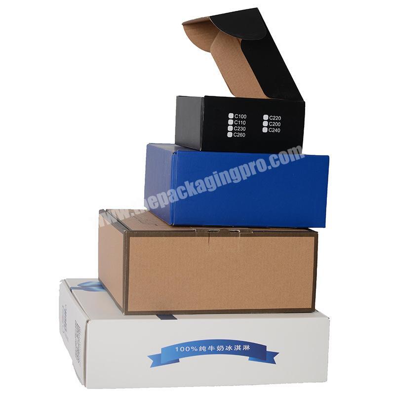 2022 Custom Design Kraft Paper Corrugated Cardboard Carton Packaging Box