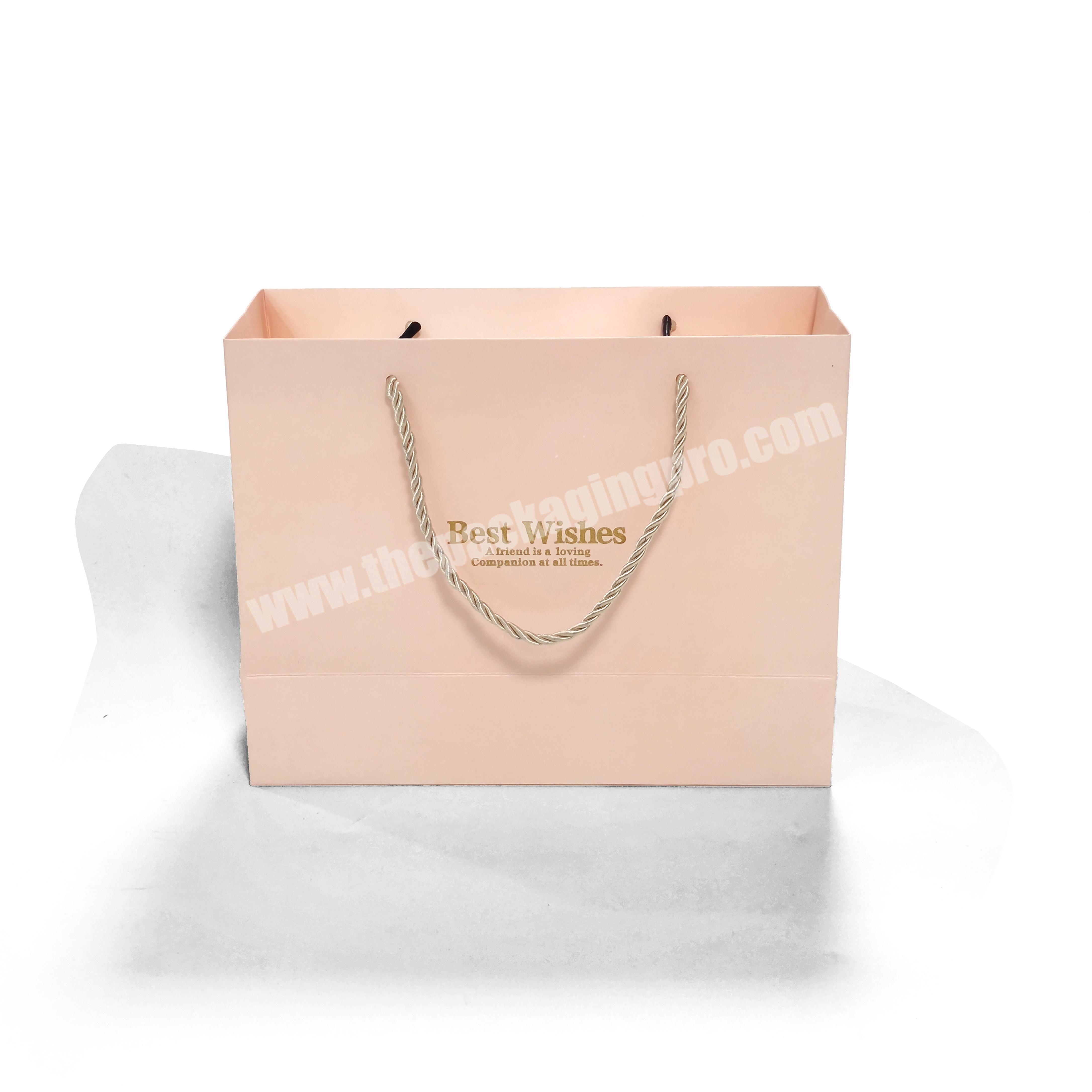 Factory Sale Various Printed Hot Stamping Luxury Promotion Foldable Shopping Bag