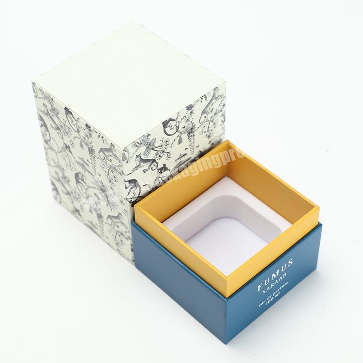 Factory Wholesale Custom Logo Printing Perfume Packaging Lid and Base Rigid Paper Gift Box