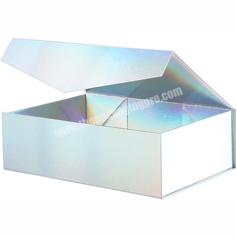 Factory price wholesaler custom logo bling gift box Fancy paper rectangular handmade packaging boxes