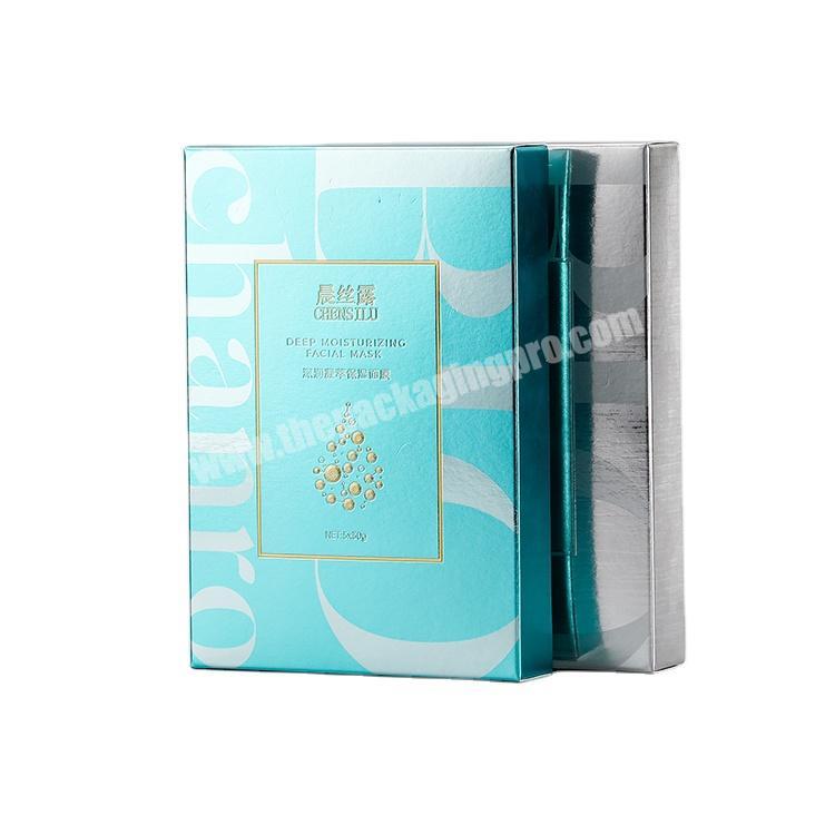 Factory wholesale high quality face mask box packaging custom boxes with logo for mask