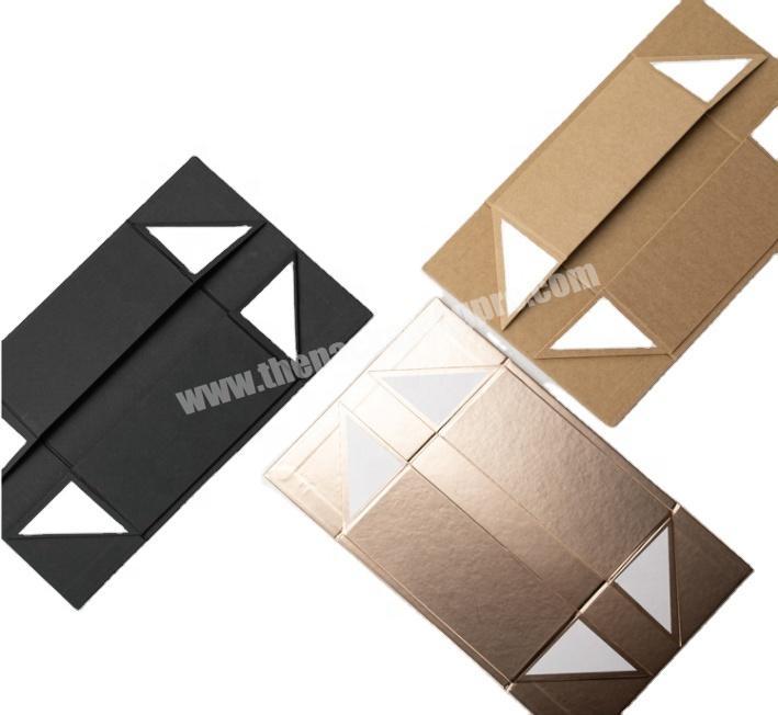Fashion Design Custom Luxury Cardboard Paper Gift Wig Hair Extension Magnetic Folding Packaging Box