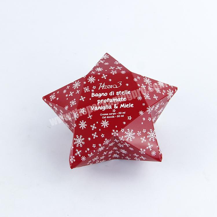 Five-pointed star China Wedding Candy Gifts Box For Kids Guests
