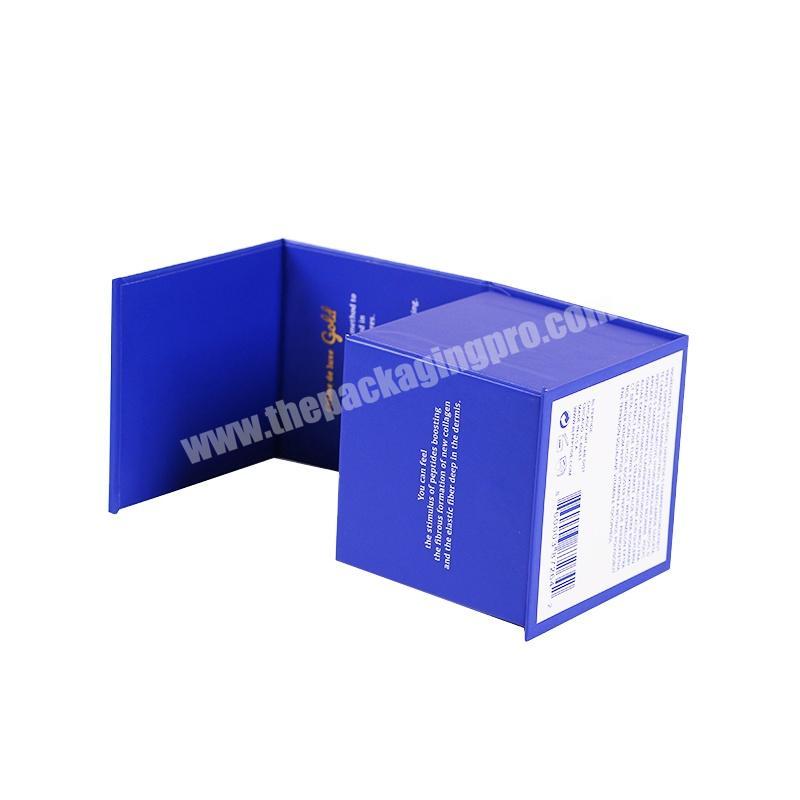 Flap lid gift box telescoping box style logo uv matte black rigid cardboard box