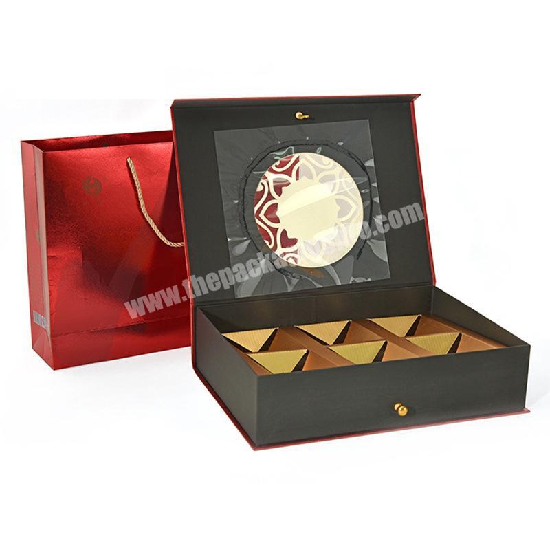 Flip cover book box new year holiday gift box portable nuts dry goods specialty gift box