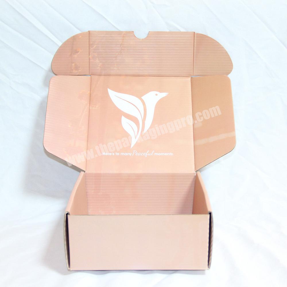 Fold Gift Mailing Shipping Paper Packaging Mailer Corrugated Box Free Design Custom Logo Cajas Carton Cardboard Print