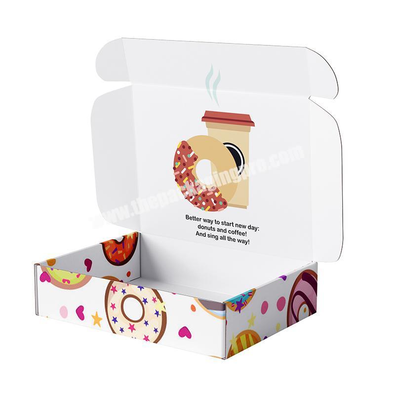 Folding Flat Mini Wax Melt Donuts Mailer Box Packaging With Logo