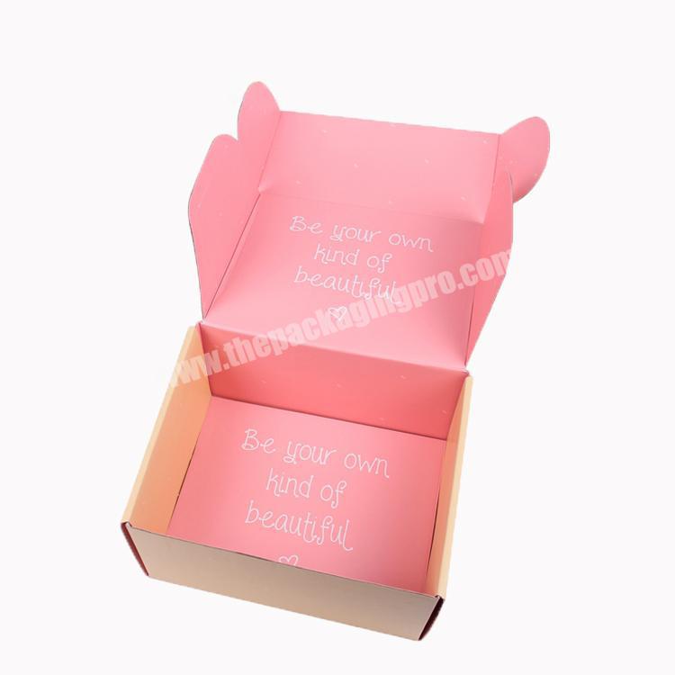 Folding corrugated packaging gift box product shipping mailer paper box