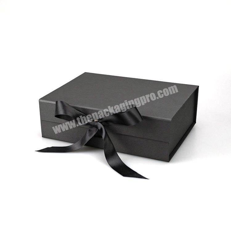 Formal Clothes Folding Packaging Box One Piece Folding Clamshell Box Creative Gift Box With Logo