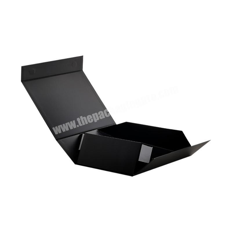 Free Sample Cardboard White Folding Luxury White Magnetic Jewelry Box Gift Paper Box Custom Logo Collapsible Clothing Beauty Pac