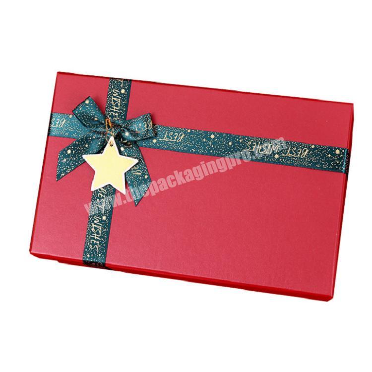 Cheaper Customised Wedding Gift Packaging Cardboard Paper Boxes With Ribbon