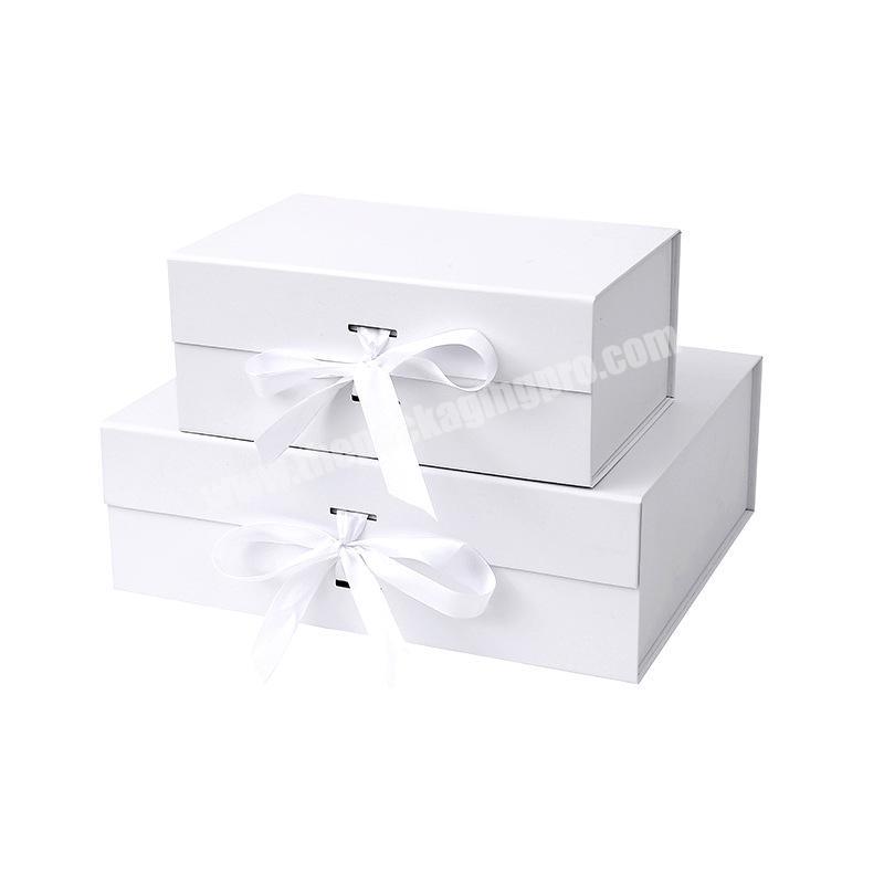 Free Samples Black Matt Lamination Paper Folding Gift Box With Your Logo