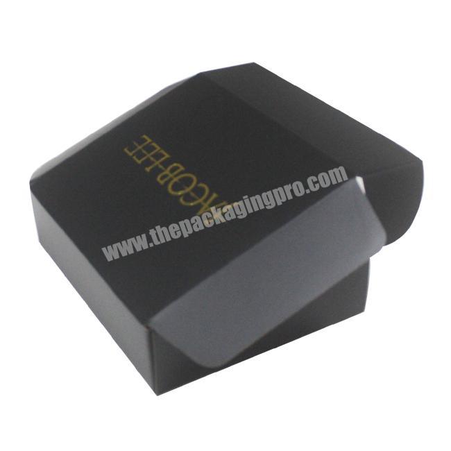 Free Shipping Black Paper Box Craft Gift Candy Packing Handmade Soap Package Cardboard Boxes