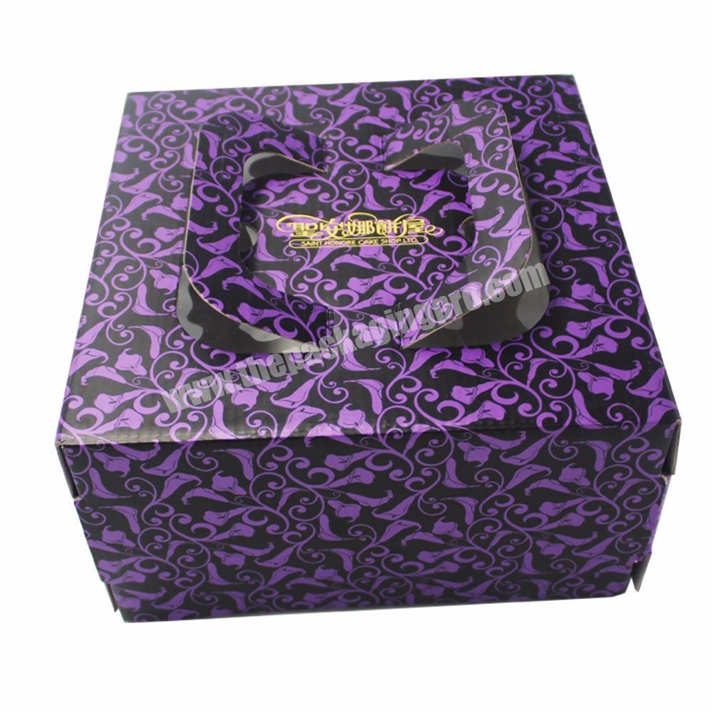 Free sample Free design High quality Custom Cupcake Packaging Drawer Box Cake Boxes Dessert box Wholesale