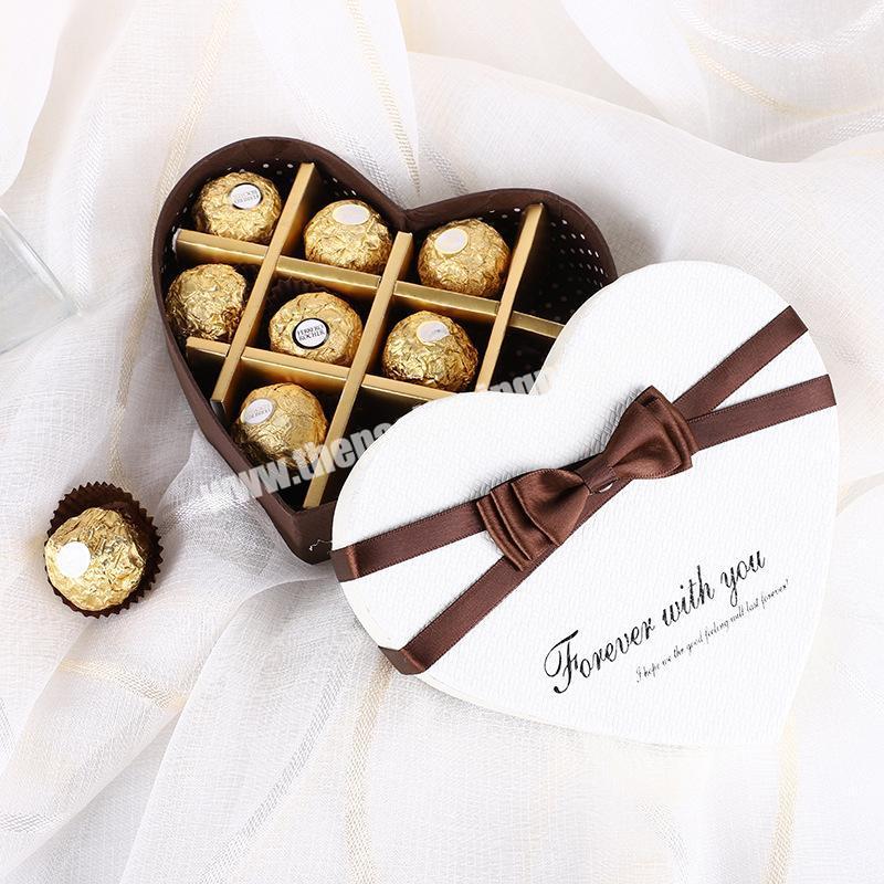 French luxury empty food heart shaped mushroom ramadan reasonable price kraft paper chocolate bar box packaging