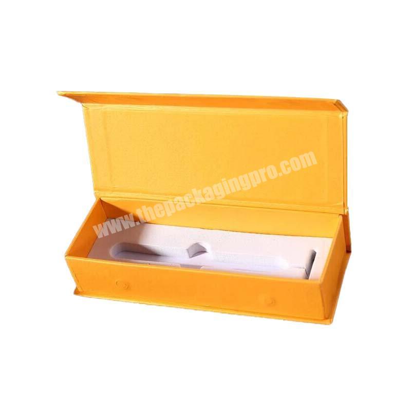 Full Color Printed Cardboard Paper Magnetic Gift Box foldable magnetic cardboard packaging box with foam insert
