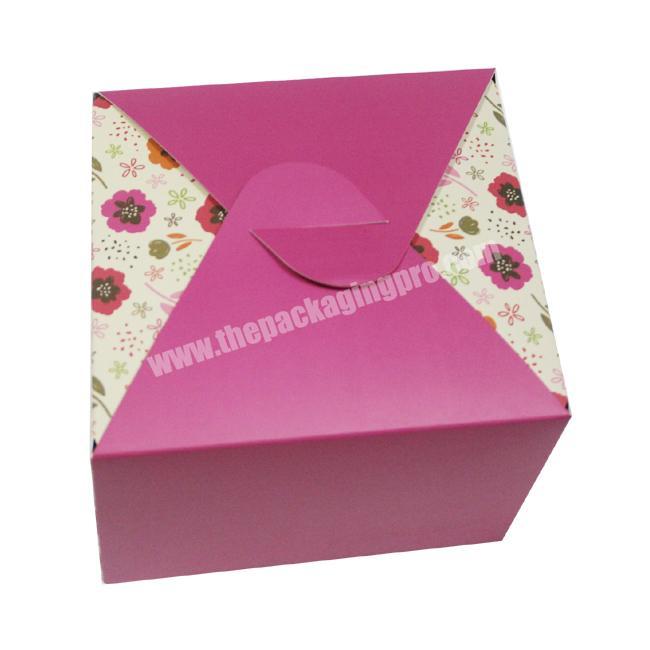 Gable Style Paper Cake Boxes For Weddings, Wedding Cake Packing Box For Guests