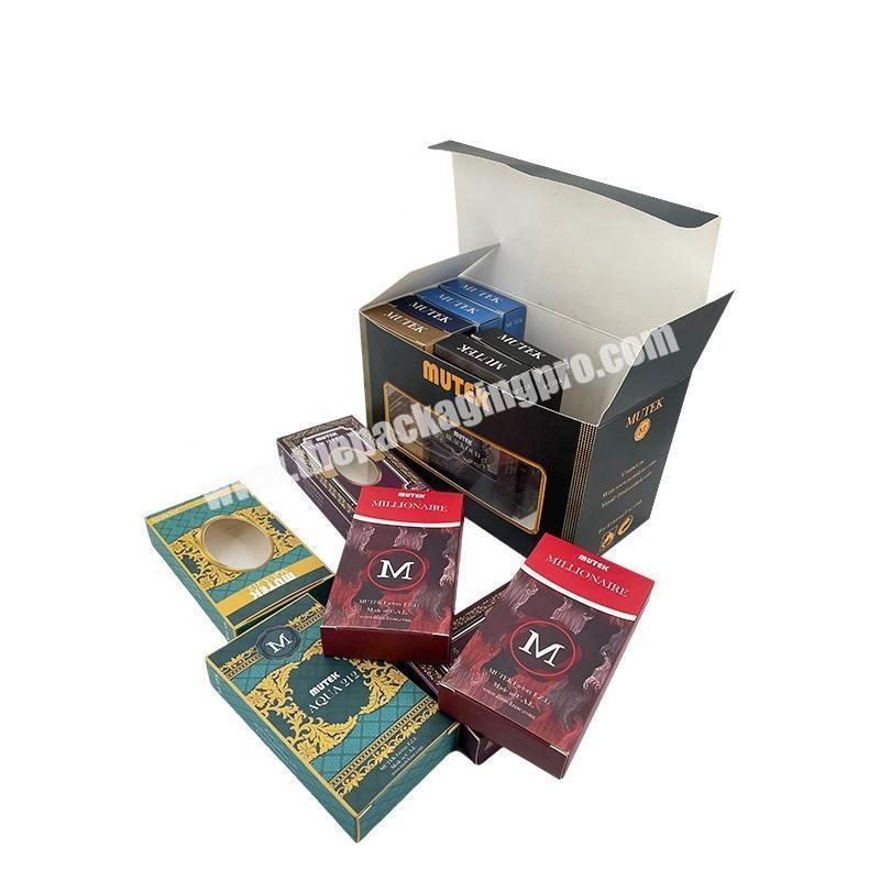 Good Price Custom Printing 350gms White Paper Whole Set Packaging Card Game Box with Window