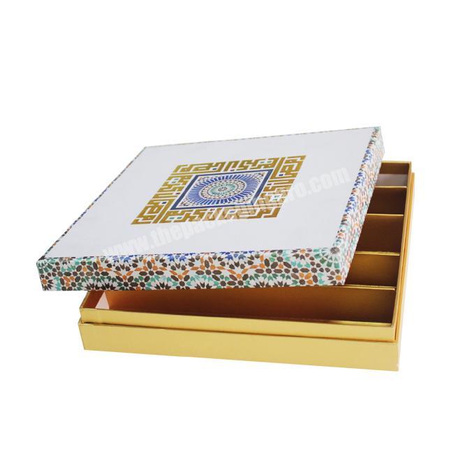 Guangzhou Cardboard Paper Chocolate Box with Tray, Hard Rigid Paper Top and Bottom Gift Boxes with Lid