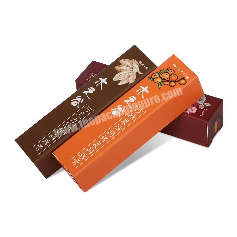 Guangzhou Custom cosmetic box packaging paper packing box for nutritive skin care
