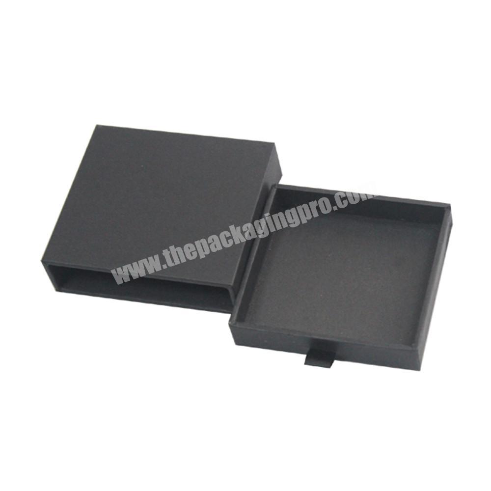 Guangzhou Wholesale Custom Black Drawer Gift Paper Box For Jewelry,Perfume,Apparel Etc