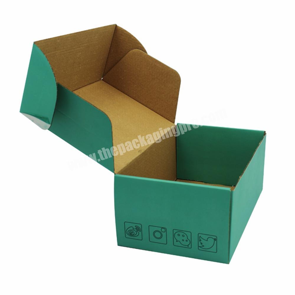 HS Customized Wholesale Printing Logo shipping boxes Grey card Corrugated packaging paper Box