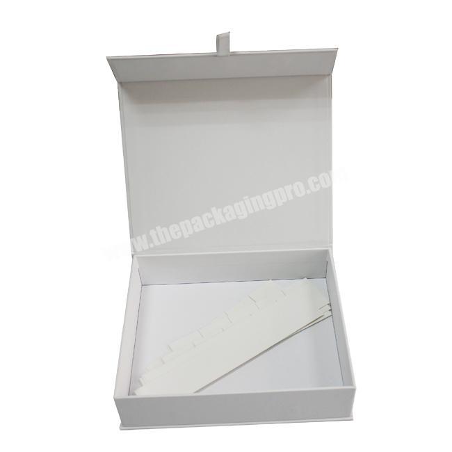 Hard Paper Cardboard Gold Ring Jewelry Gift Box A=A Carton Box or Custom Customized HS Packaging Handmade Magnetic White CN;GUA