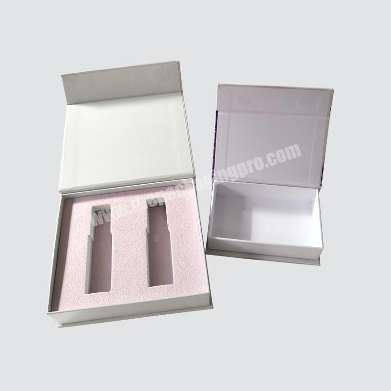 High-End Cosmetic Gift Packaging Box Lined With Uv Hot Stamping Process