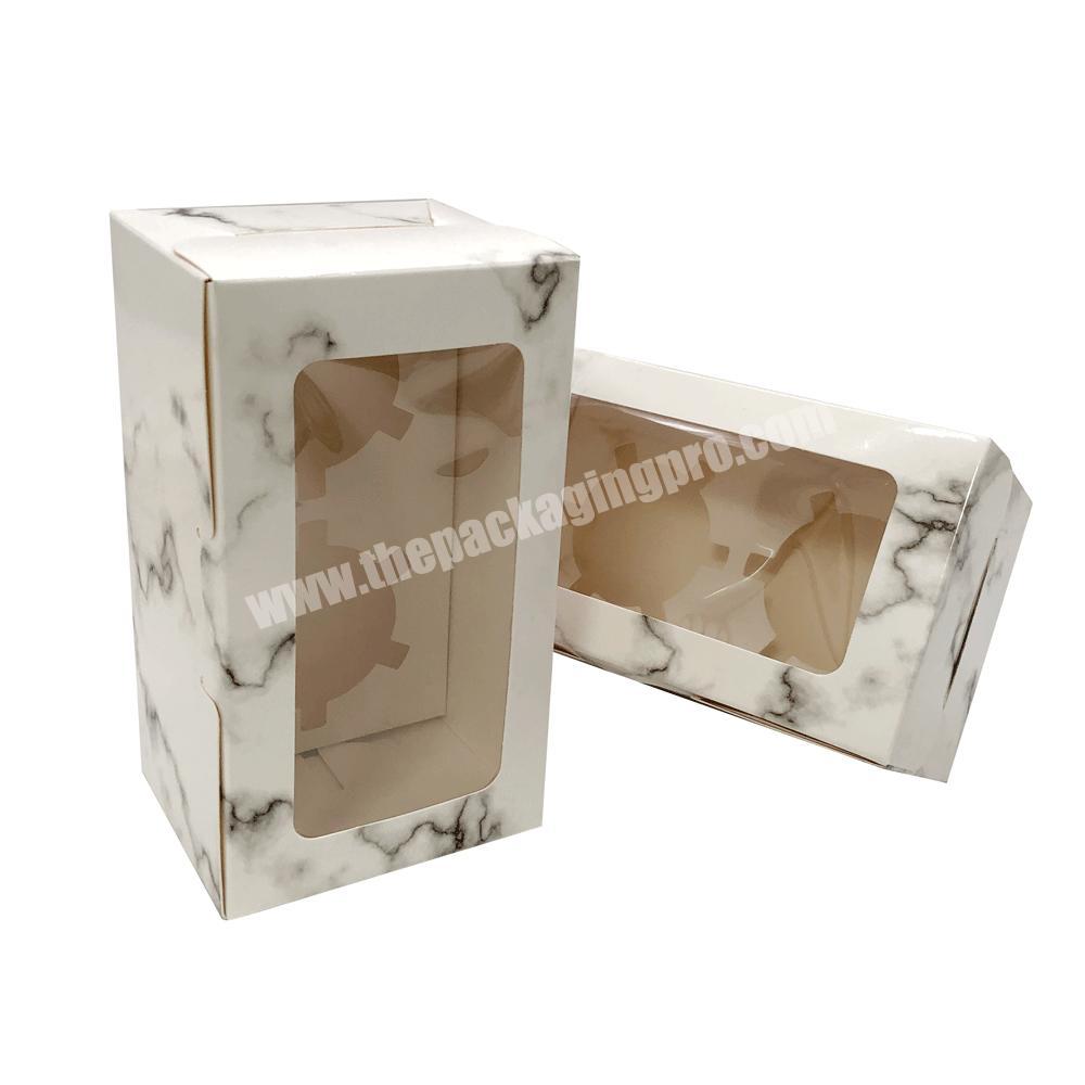 High Quality Custom Design recycle kraft paper Cake Cookies Bread Packaging Cake Box For Cake with window