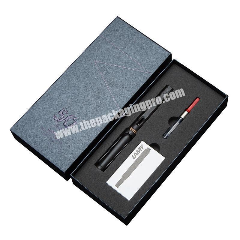 High Quality Customized Design Magnetic Closure Pen Gift Paper Box
