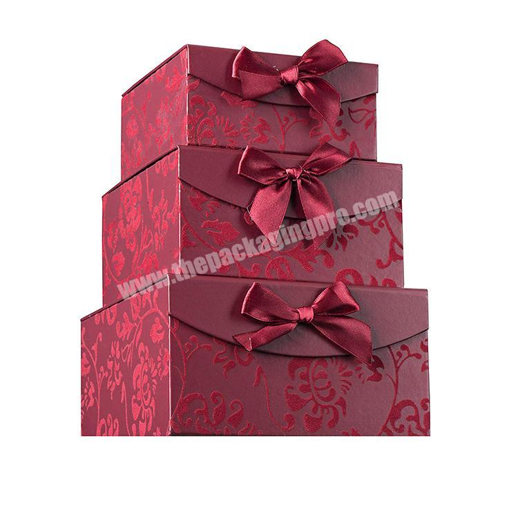 High Quality Customized Luxury Jewelry Candy Wedding Packaging Gift Box