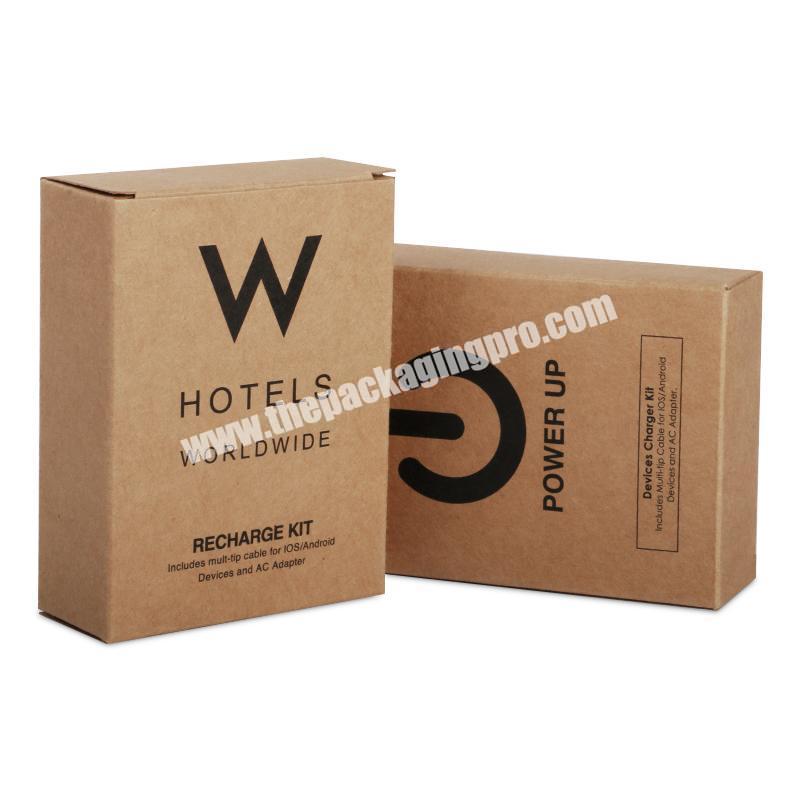 High Quality Diy Custom Logo Handmade Square Brown Packaging Small Kraft Paper Box