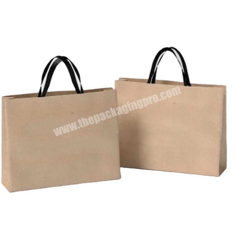High Quality Gold Stamping Cement Customised Bags Favor Kraft Mailing Paper Bag For Retail