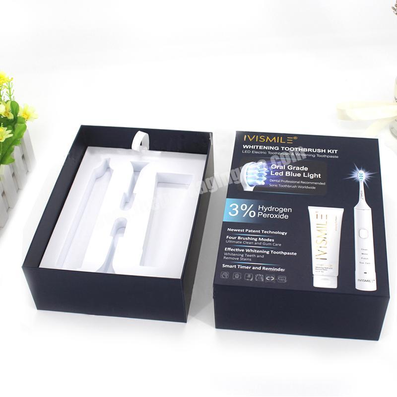 High Quality Good Selling Custom Logo Customization Black Heaven And Earth Cover Retail Box Toothbrush Package