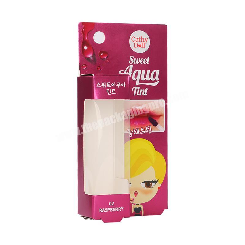 High Quality Recycled Color Paper Lip Gloss Packaging Box
