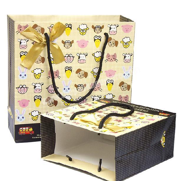 High Quality Special Shiny Gold Paper Bag, Paper Tote Bag