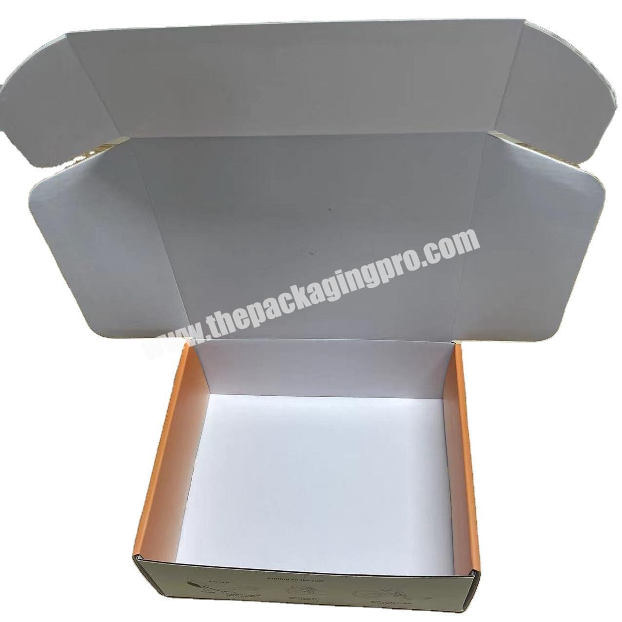 High quality custom E-flute corrugated packaging boxes for blood pressure monitor with logo printing