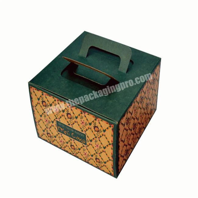 High quality custom Fashion Luxury Chocolate Cakes Packaging Cake Boxes