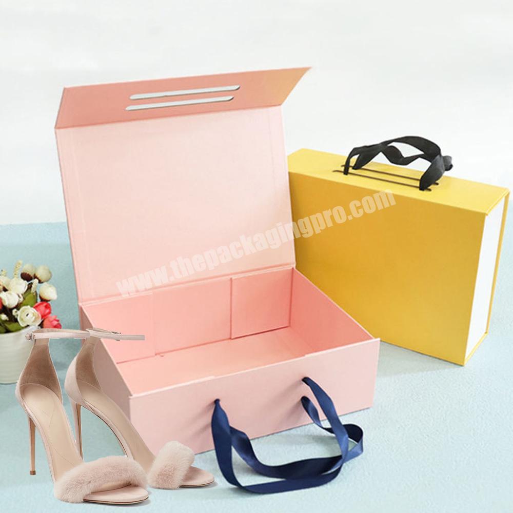 High quality eco friendly hologram paper boxes shoes magnetic foldable shoe storage box customized holographic shoe box