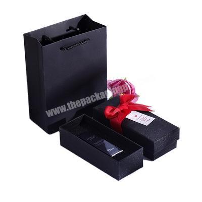 High quality paper packaging Folding Magnet Gift box with Ribbon Closure