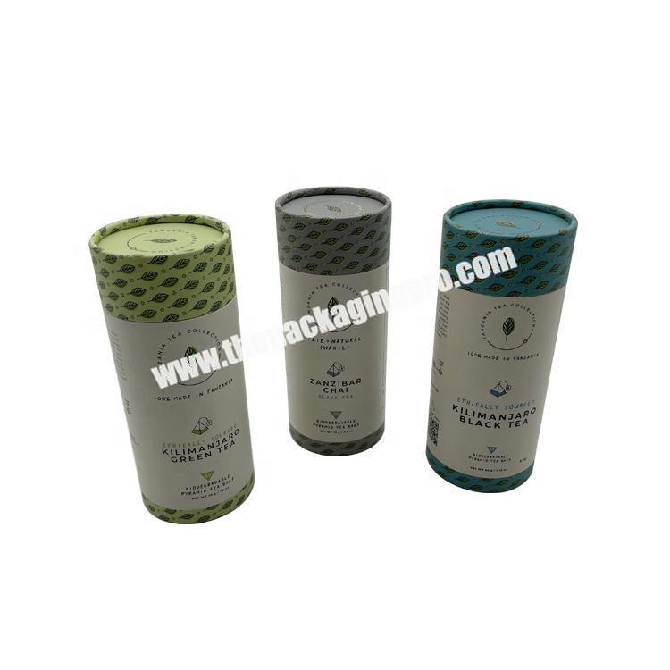 Honey Bag Paper Tube Box Perfume Essential Oil Bottle Packaging Recycled Food Grade Luxury Custom Coffee Cylinder Tea Boxes