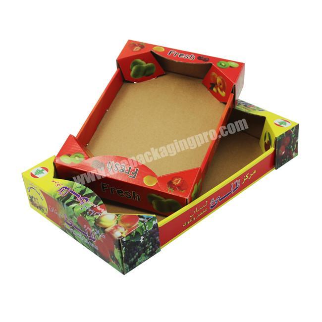Hot!!! Corrugated Fresh FruitVegetable Packaging Boxes With Custom Logo