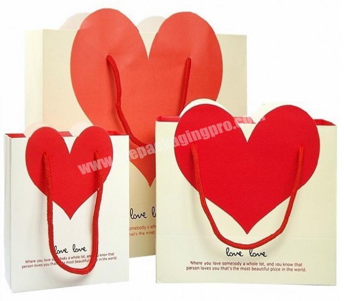 Hot Item Adorable Design Custom Drawstring Foldable Recyclable Kraft Paper Bags For Shopping Girls Shoes With Logo